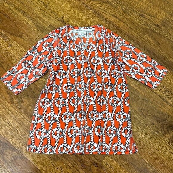 Gretchen Scott Designs nautical rope cover up dress - Picture 1 of 4